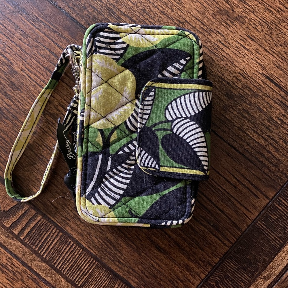La Neon Rose Vera Bradley Wristlet